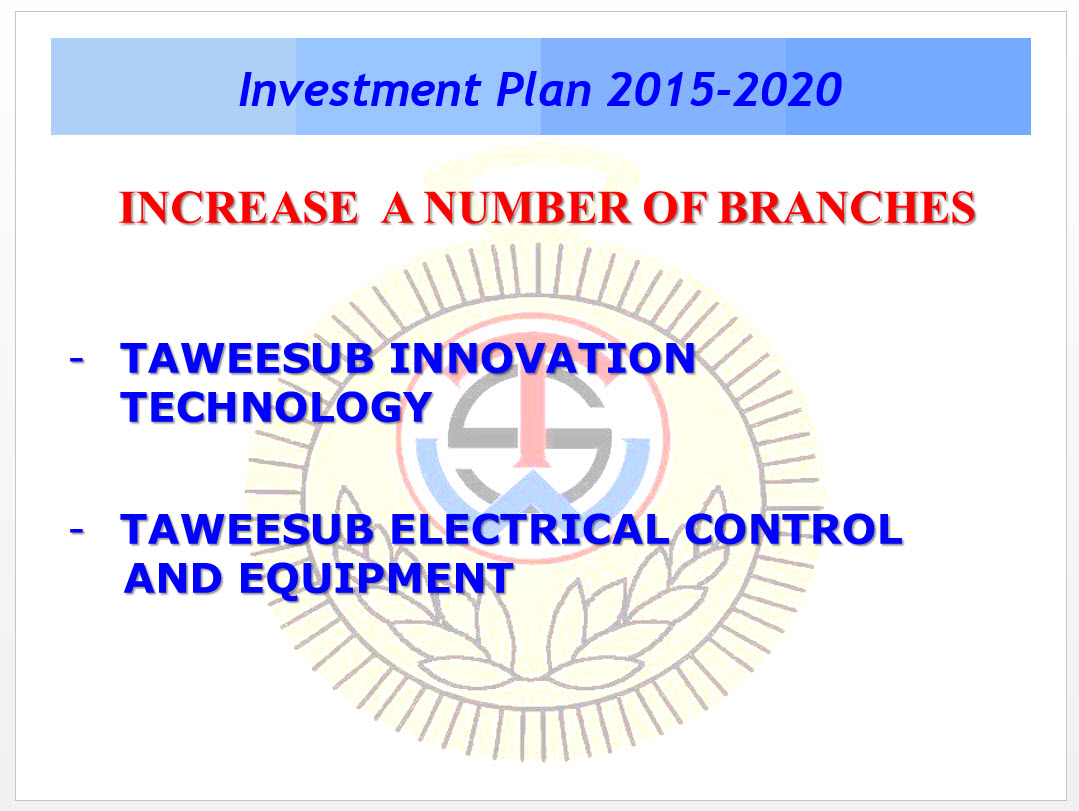 Investment Plan 2015-2020